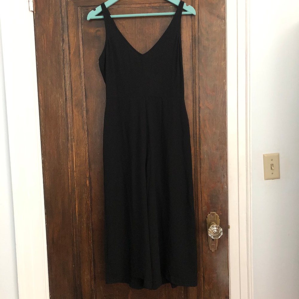 Forever 21 Black Colutte Jumpsuit